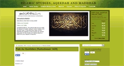 Desktop Screenshot of islamimanihsan.com